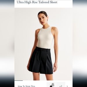 NWOT 2 PAIRS HIGHRISE AF Tailored shorts